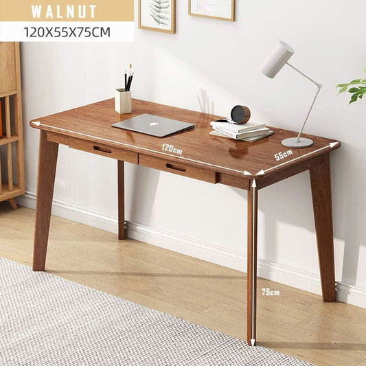 Premium Multifunctional Solid Wood Writing Desk Drawer
