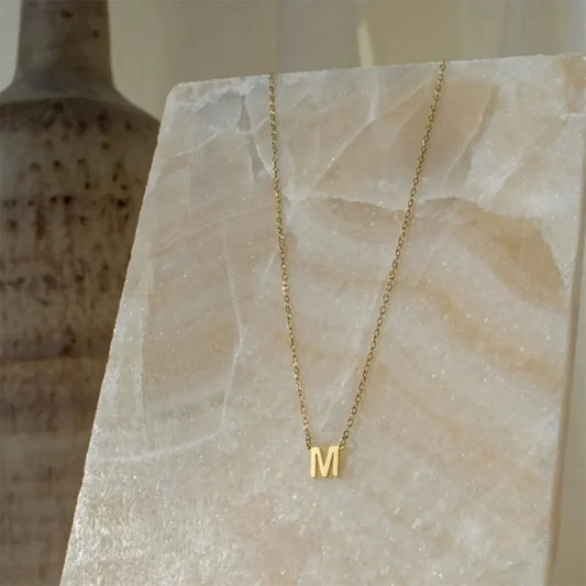 Delicate Initial Letter Necklace