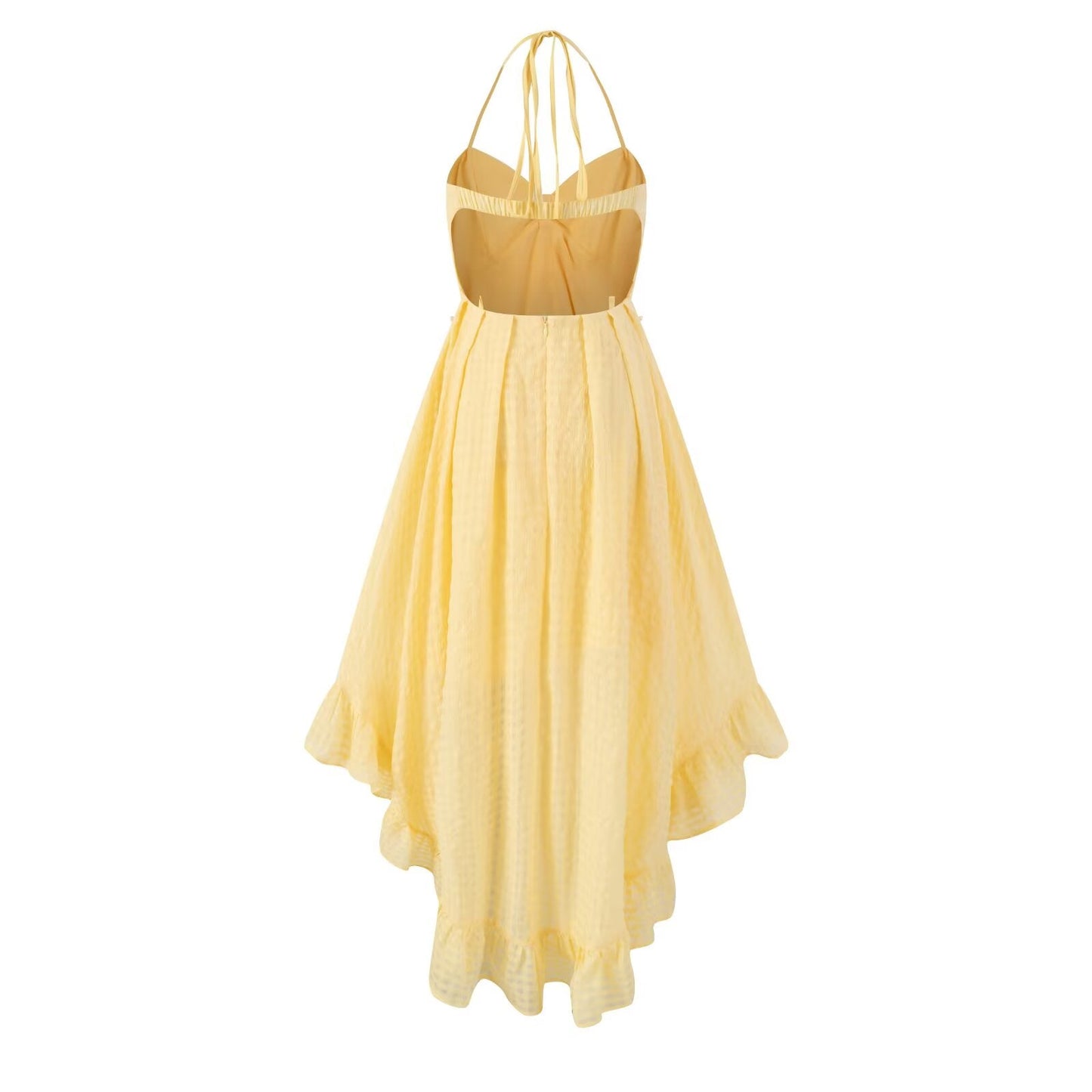 Spring Vacation Girl Fairy Casual Sexy Backless Slip Dress Dress