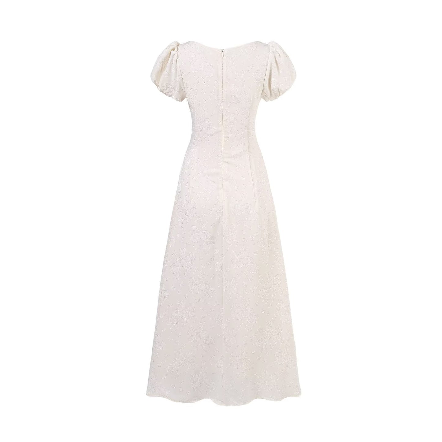 Vintage Summer Sexy Sexy Short Sleeve Drawstring Slim Fit Dress Jacquard Dress Holiday