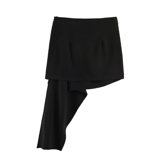 Women Clothing Summer Sexy Asymmetric Skirt