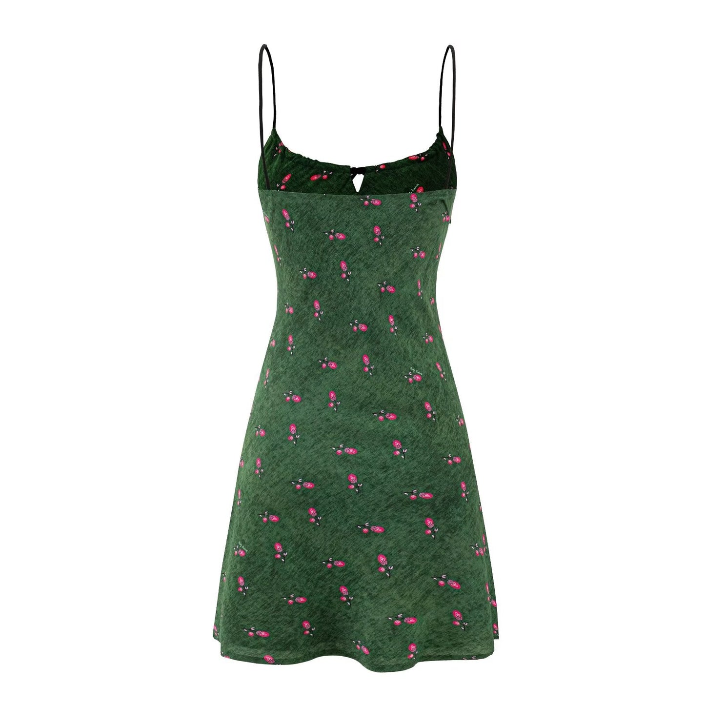 Sexy Backless Hip Dress Women Spring Summer Slim Fit Slimming Spaghetti Straps Dress