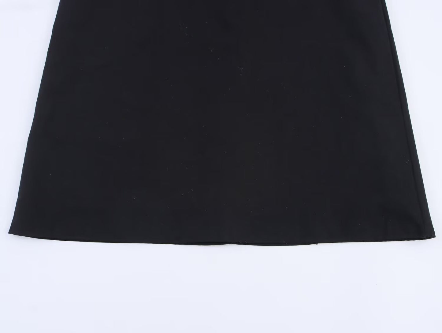 Elegant Black Slim Fit Slimming Lace Stitching Side Waist Split Sling Dress