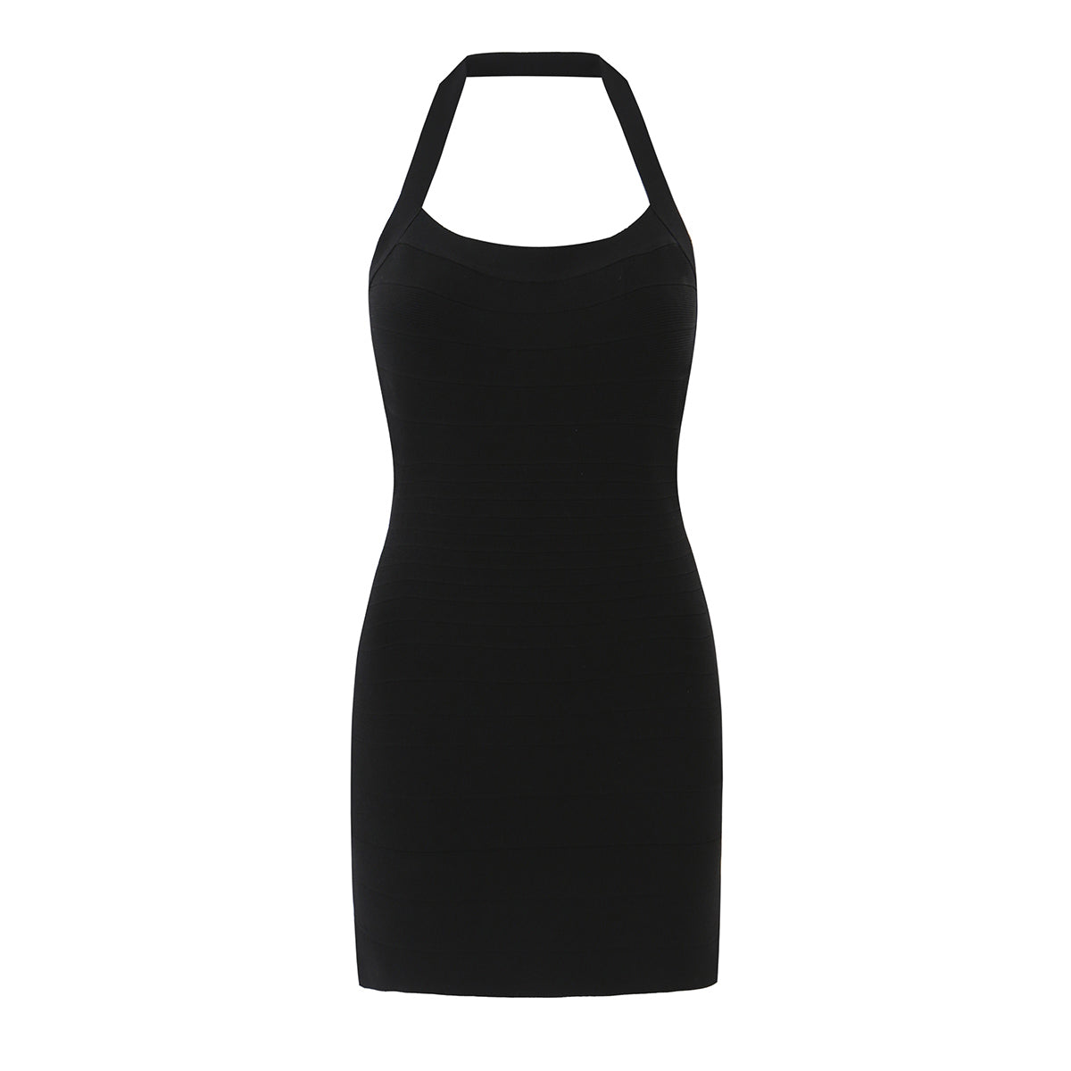 Casual Five Color Halter Backless Skinny Sheath Dress