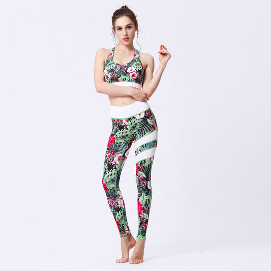 πͺ Seamless 2-Piece Yoga Set β High-Waist Leggings & Crop Top