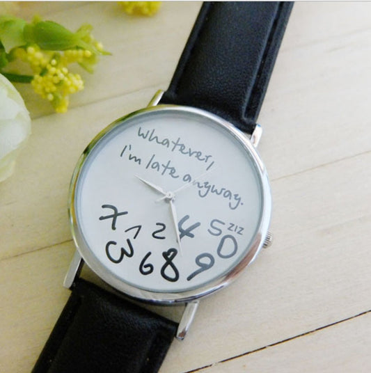Fashion Casual Geneva Women's Watch Leather Belt