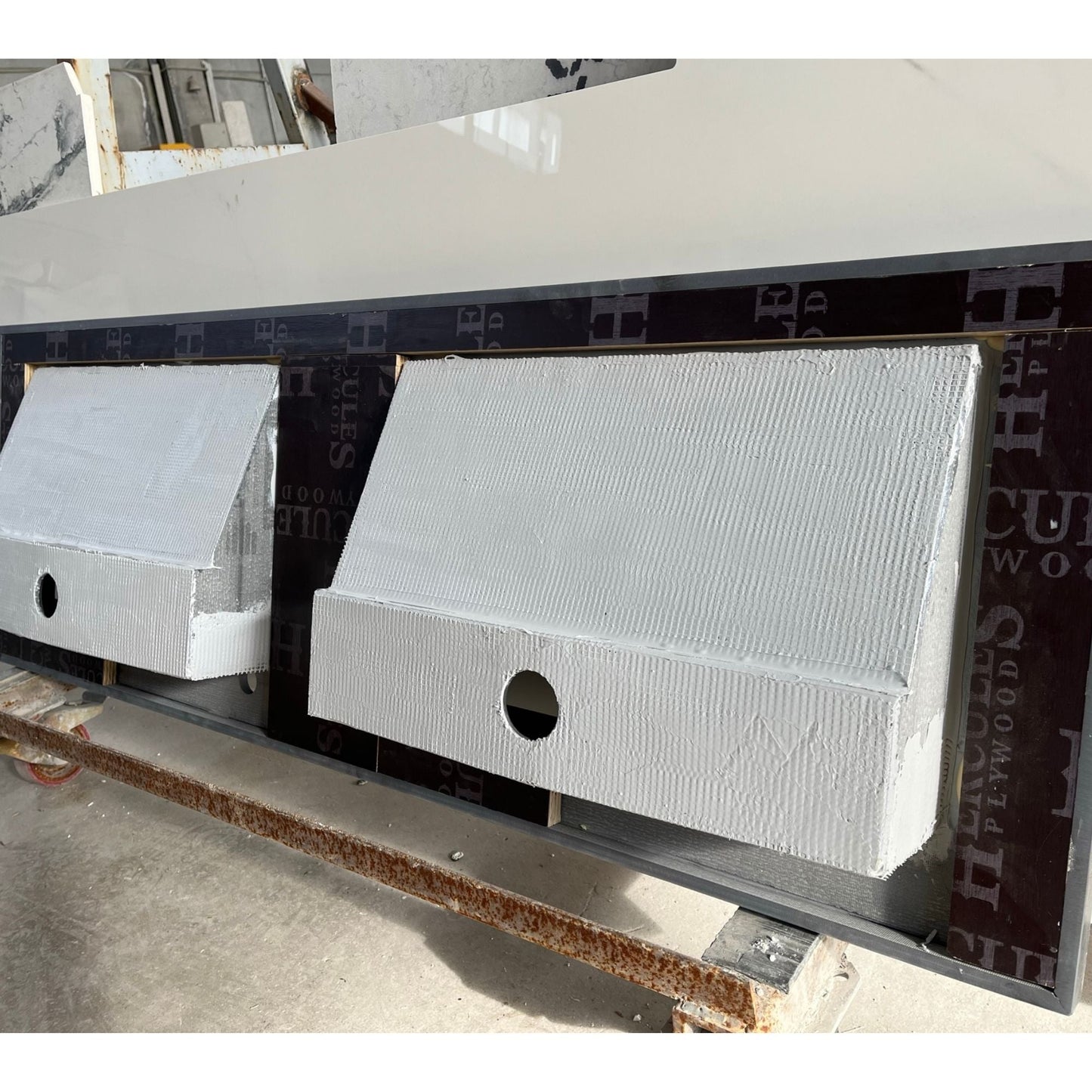 Dekton Laurent Engineered Porcelain Double Basin Sink - Handcrafted