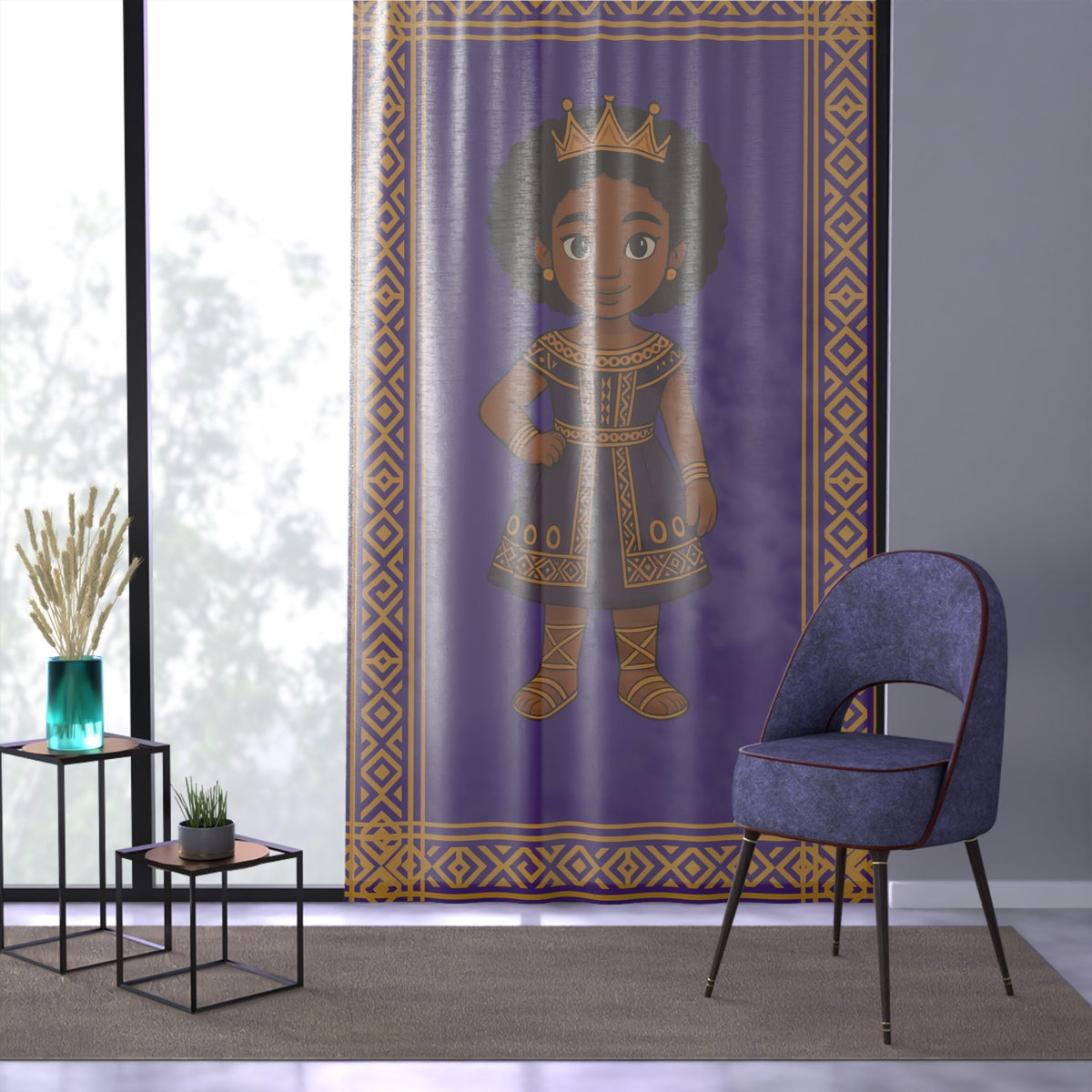 “Little Queen” Storybook Curtain