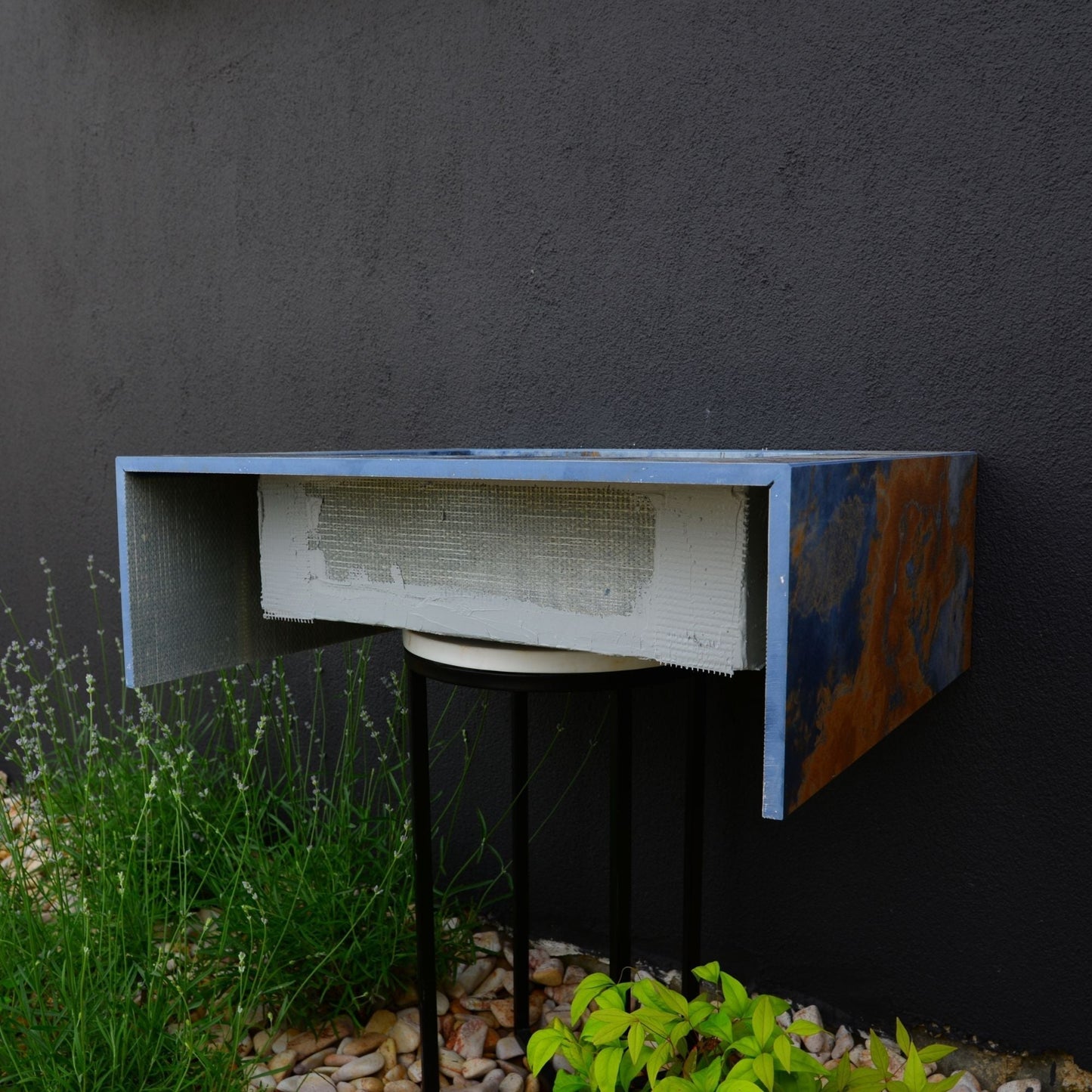 Ocean Blue Handcrafted Engineered Stone Sink - Italian Design