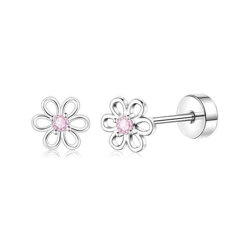 Stainless Steel Five-pointed Star Ear Bone Stud High-end Screw-back Earring