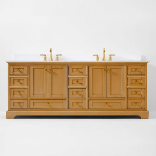 Audrey Bathroom Vanity in Sienna Finish
