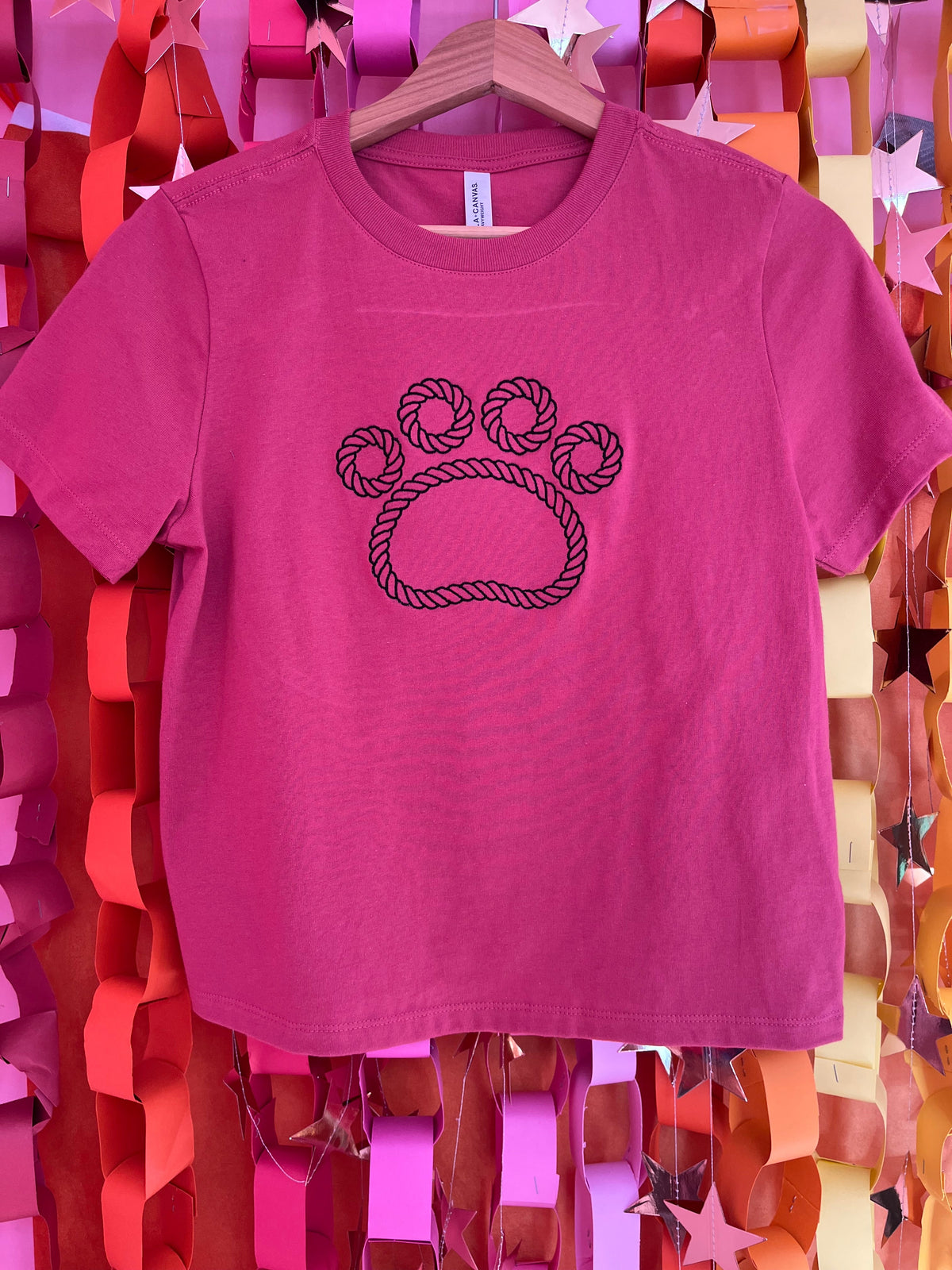 Embroidered Rope Pawprint Shirt