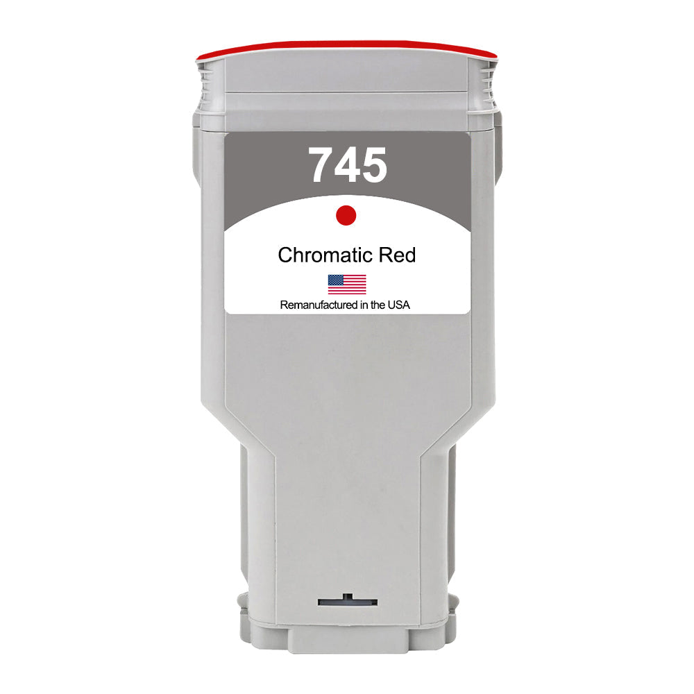 US Remanufactured for HP 745 300mL (F9K06A) Chromatic Red Ink Cartridge, F9K06A