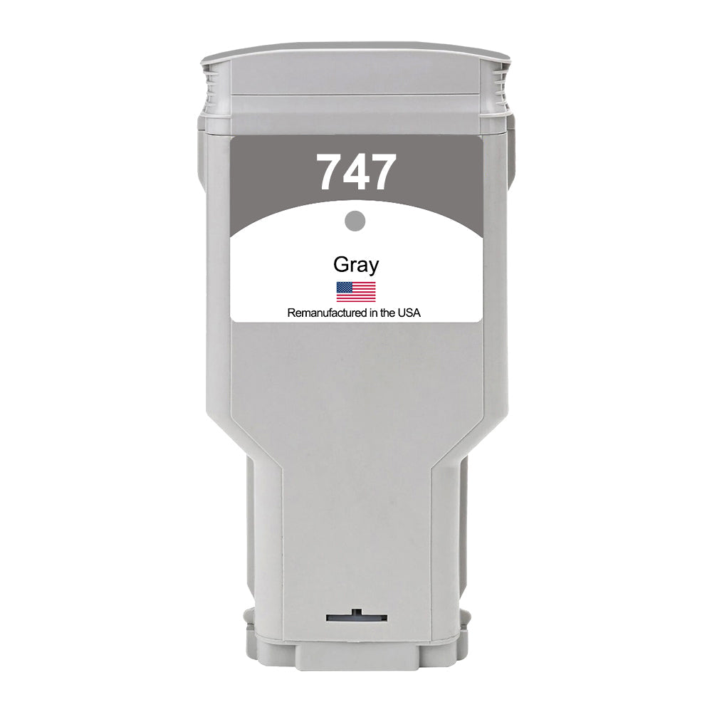 US Remanufactured for HP 747 300mL Gray Ink Cartridge