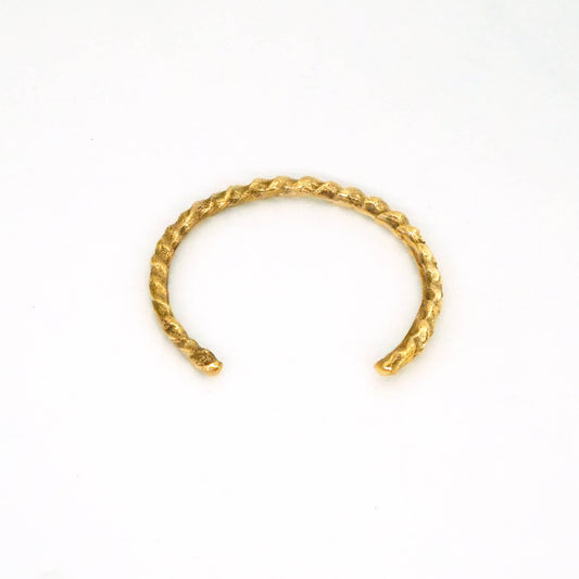 Rope Brass Cuff Bracelet | Kamba