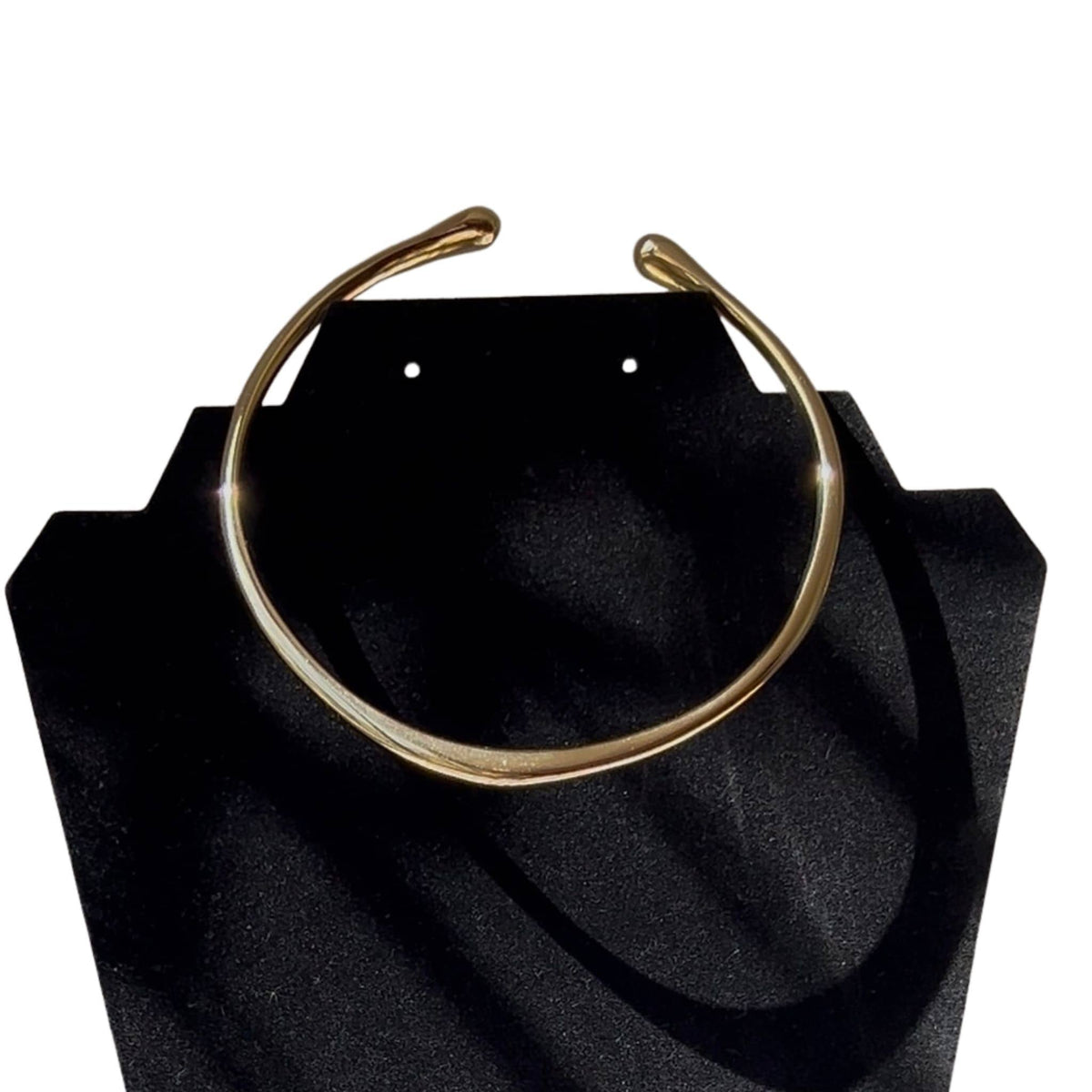 Wide Neck Cuff Brass Choker Necklace for Women | Msala