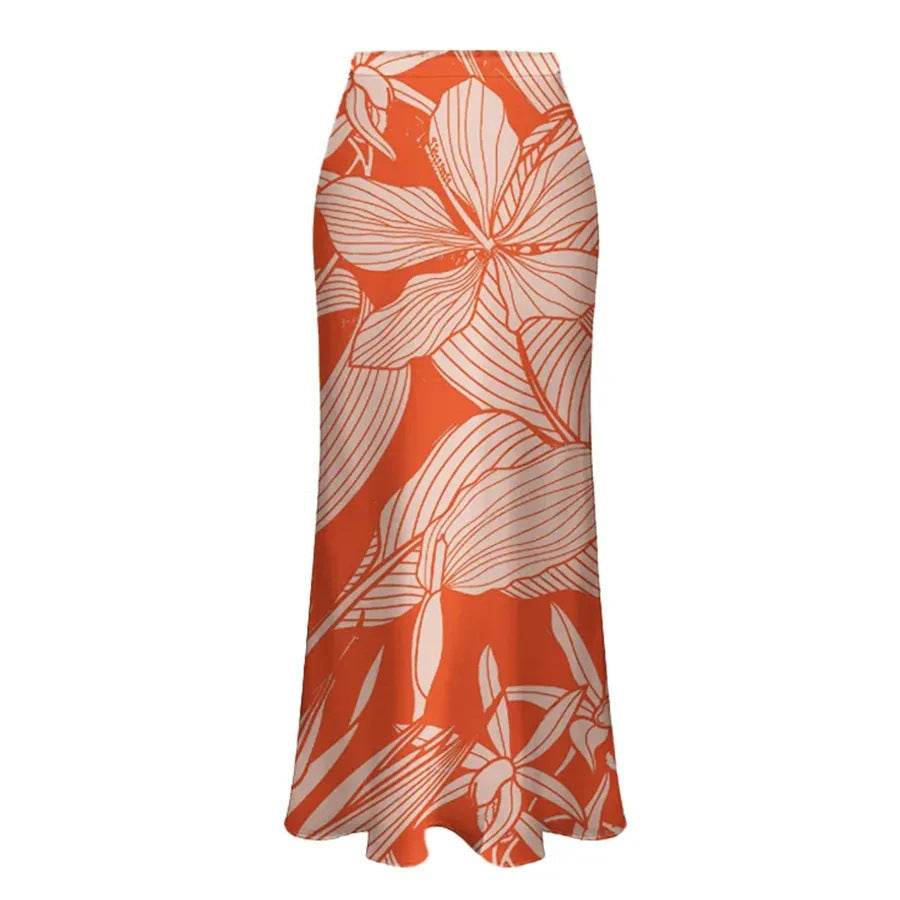Printing European French Retro One Piece Women Swimwear Cover Belly Slimming Swimsuit