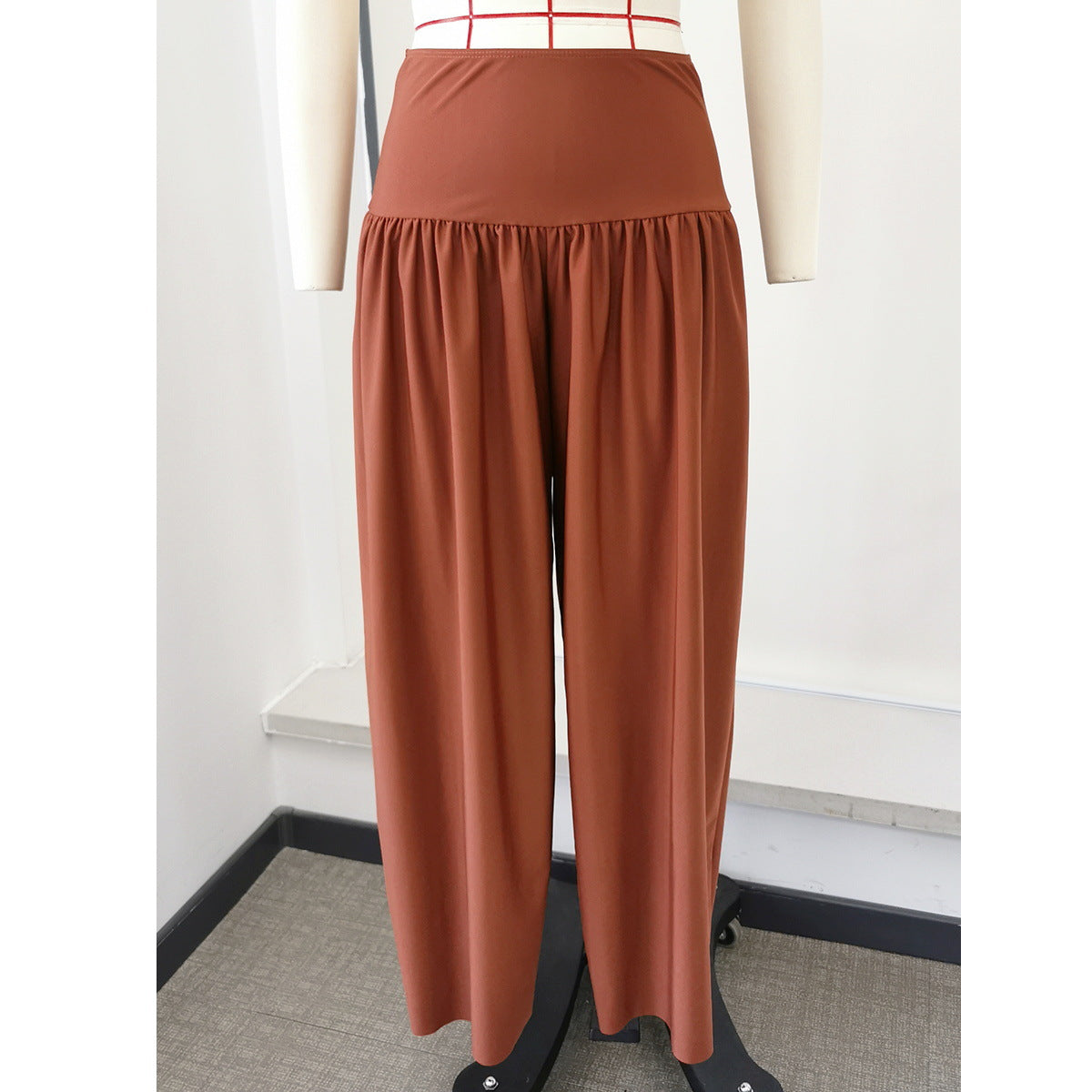 Women Three Point Bikini High Waist Wide Leg Pants Sets Split Swimsuit Bikini