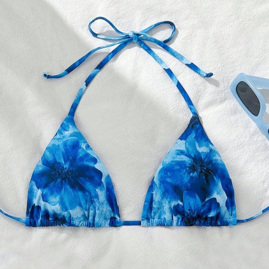 Women Unlined Top Swimsuit Printed Lady Sexy Swimsuit Sexy Swimsuit Top