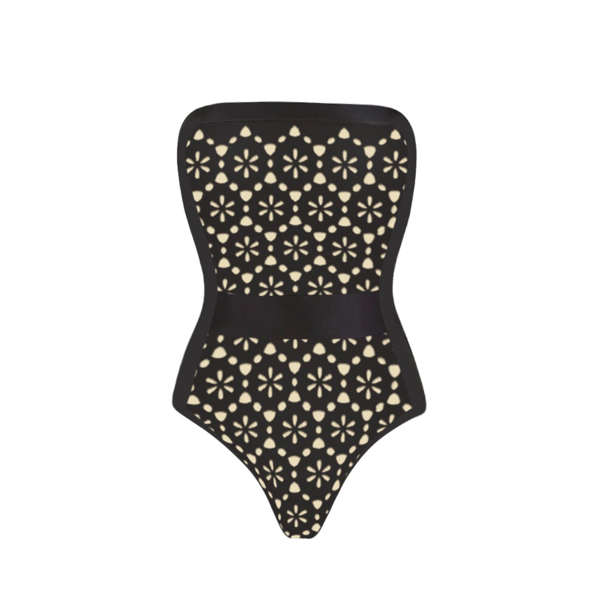 Swimsuit black laser Hollow Out Cutout high end swimsuit set women maxi dress one size fits all