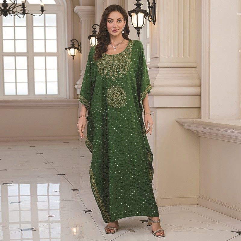 Rayon Embroidery Beach Jacket Dress Sun Proof Vacation Loose Robe Beach Cover Up
