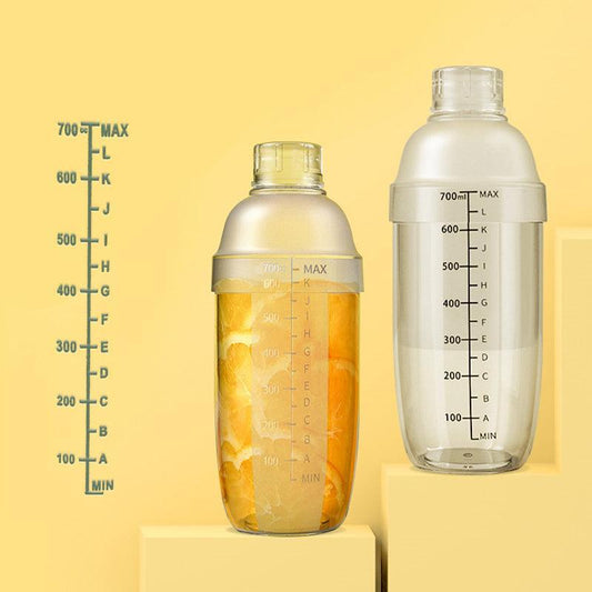 Cocktail Shaker Drink Mixer Food Grade Plastic Ergonomic Design Modern Home Bar Accessory Everyday Bartending Appliance
