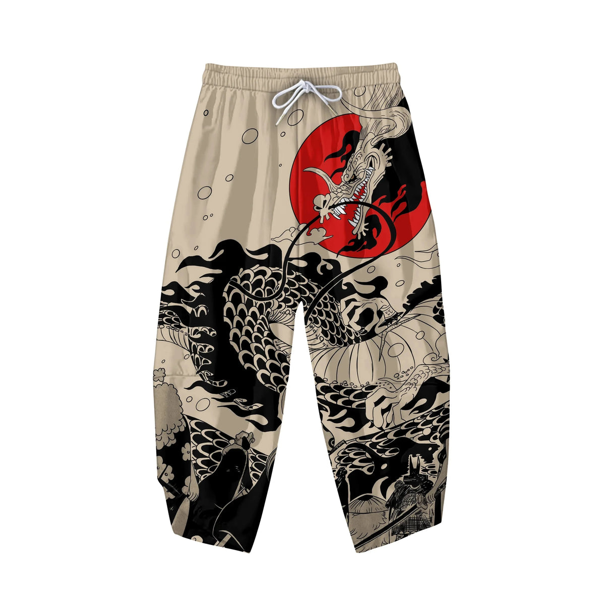 š Summer Japanese Style Anime Dragon Print Haori Yukata