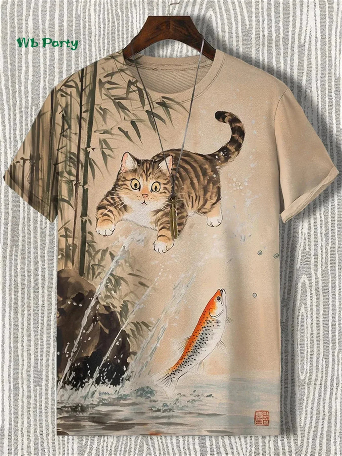 🐱 3D Travel Cat Print T-Shirt – Playful Summer Streetwear