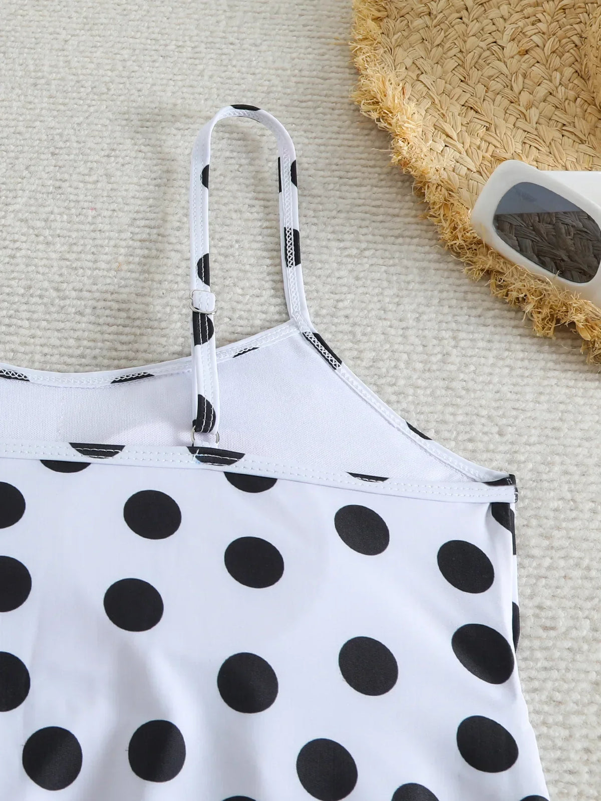 Sexy High Waist Shorts Ruffle Women Swimsuit Two Piece Swimwear Female Tankini Set Polka Dot Bathing Suits Brazilian Biquini