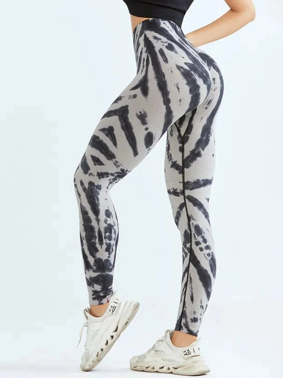 š§āāļø Tie-Dye Seamless High-Waist Scrunch Butt Leggings