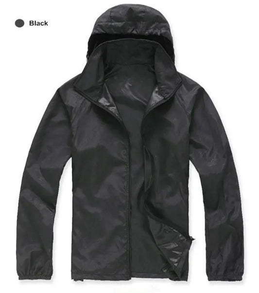 DIMUSI Men's Brand Quick Dry Skin Coat Sunscreen Waterproof UV Women thin Army Outwear Ultra-Light Windbreake Jacket 3XLYA105