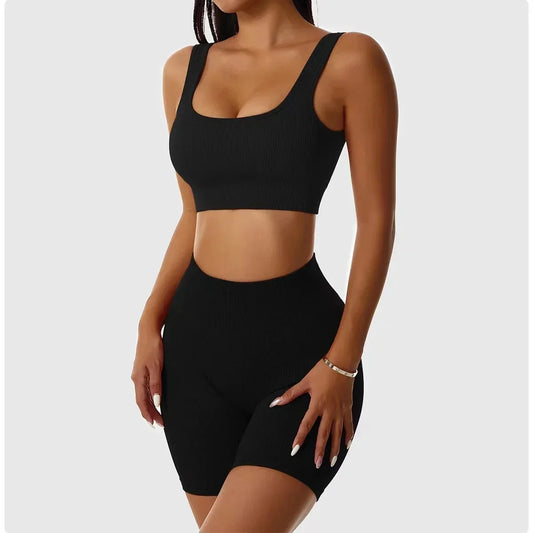 π€ Ribbed Seamless Yoga Set