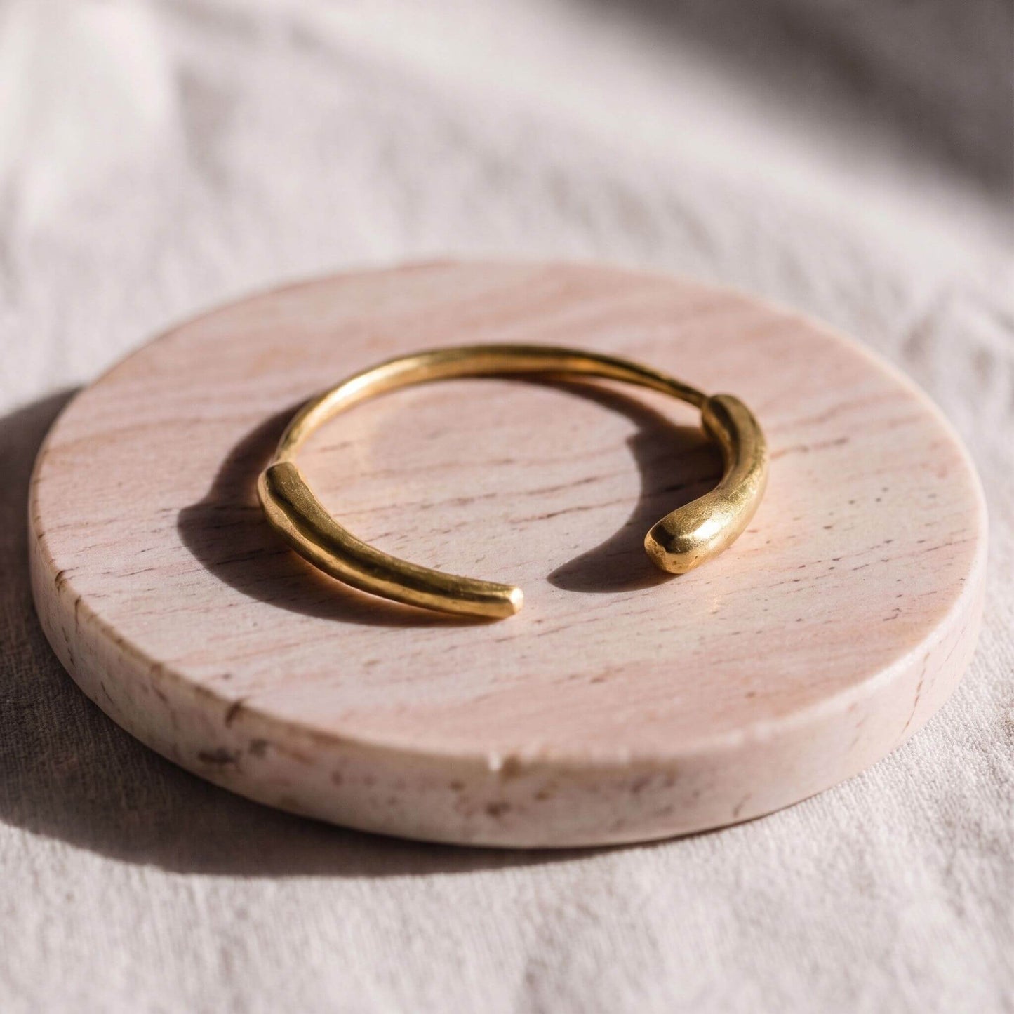 Organic Brass Cuff Bracelet | Jani