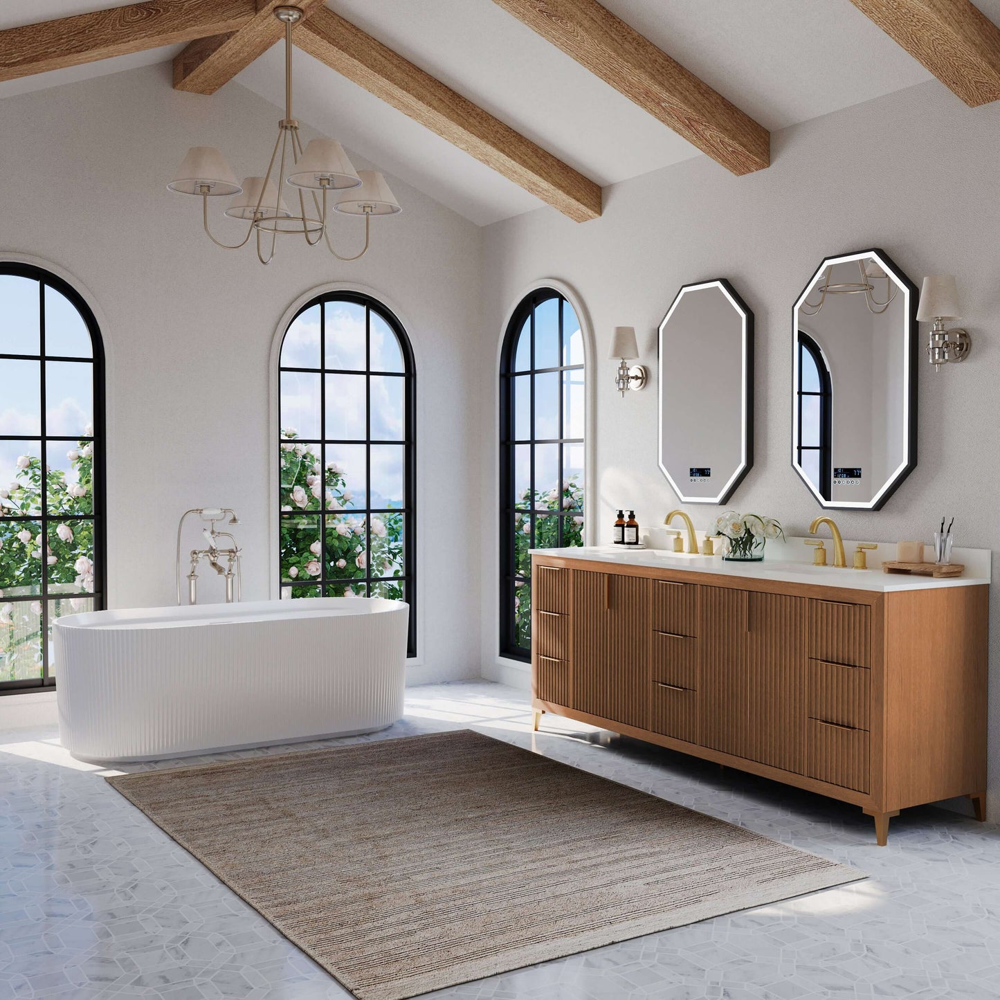 Turlington 84" Bath Vanity Set