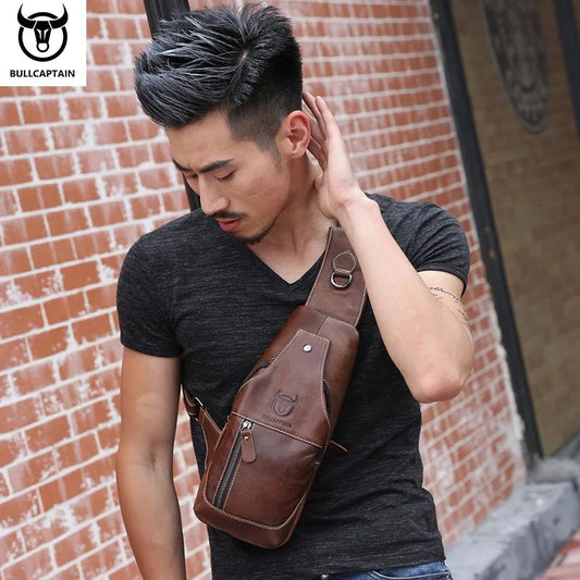 BULLCAPTAIN Leather Messenger Bags