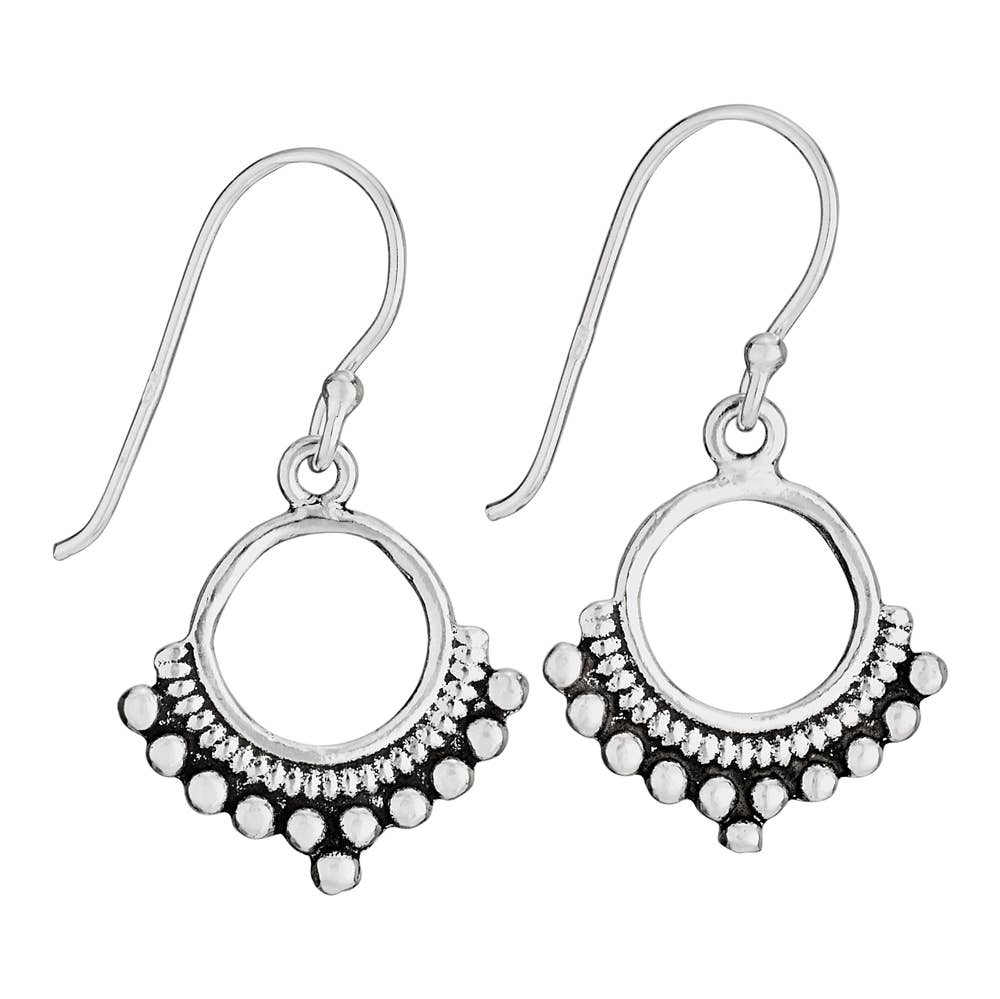 Dangling Dots Sterling Silver Earring