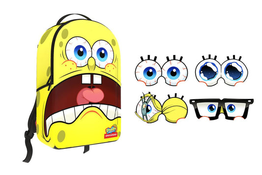 Sprayground Spongebob Removable Eyes DLXR Backpack B7302