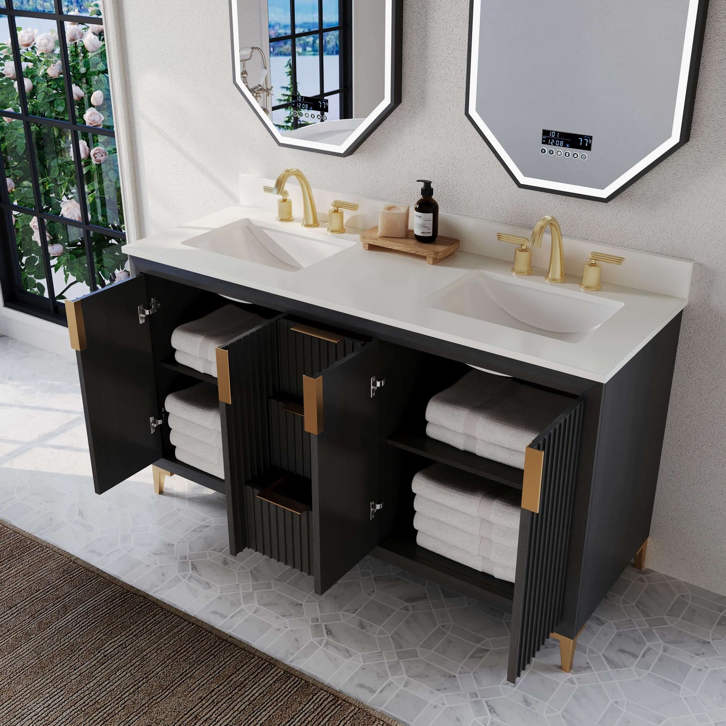 Turlington 60" Bath Vanity Set