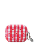 Red Gingham Hearts AirPods