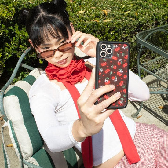 Chocolate Cherries iPhone Case