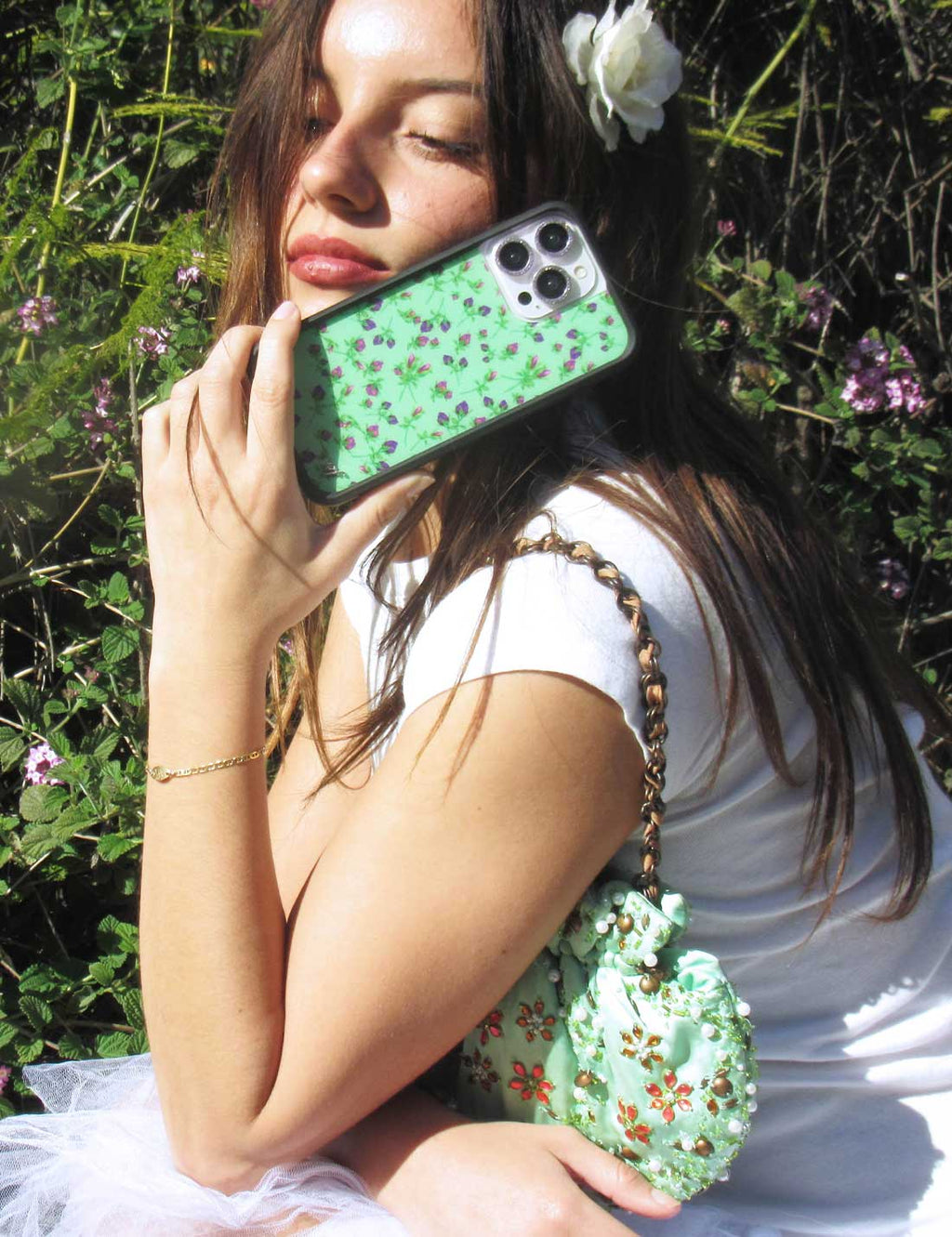 Posie Rosie | Purple iPhone Case