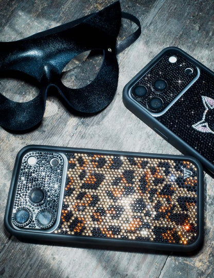 Rhinestone | Meow iPhone Case