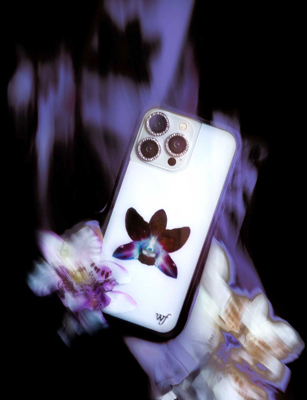 Orchid | White iPhone Case