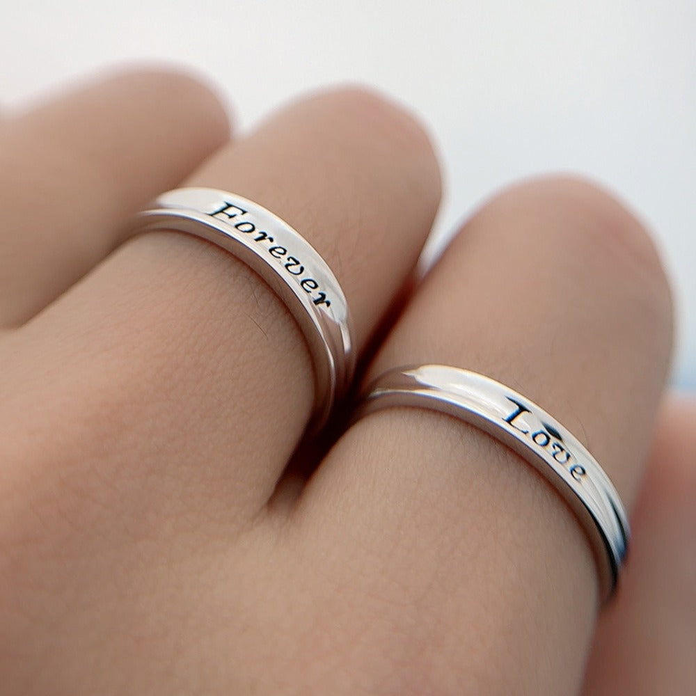Forever-Love Eternal Love Couple Ring