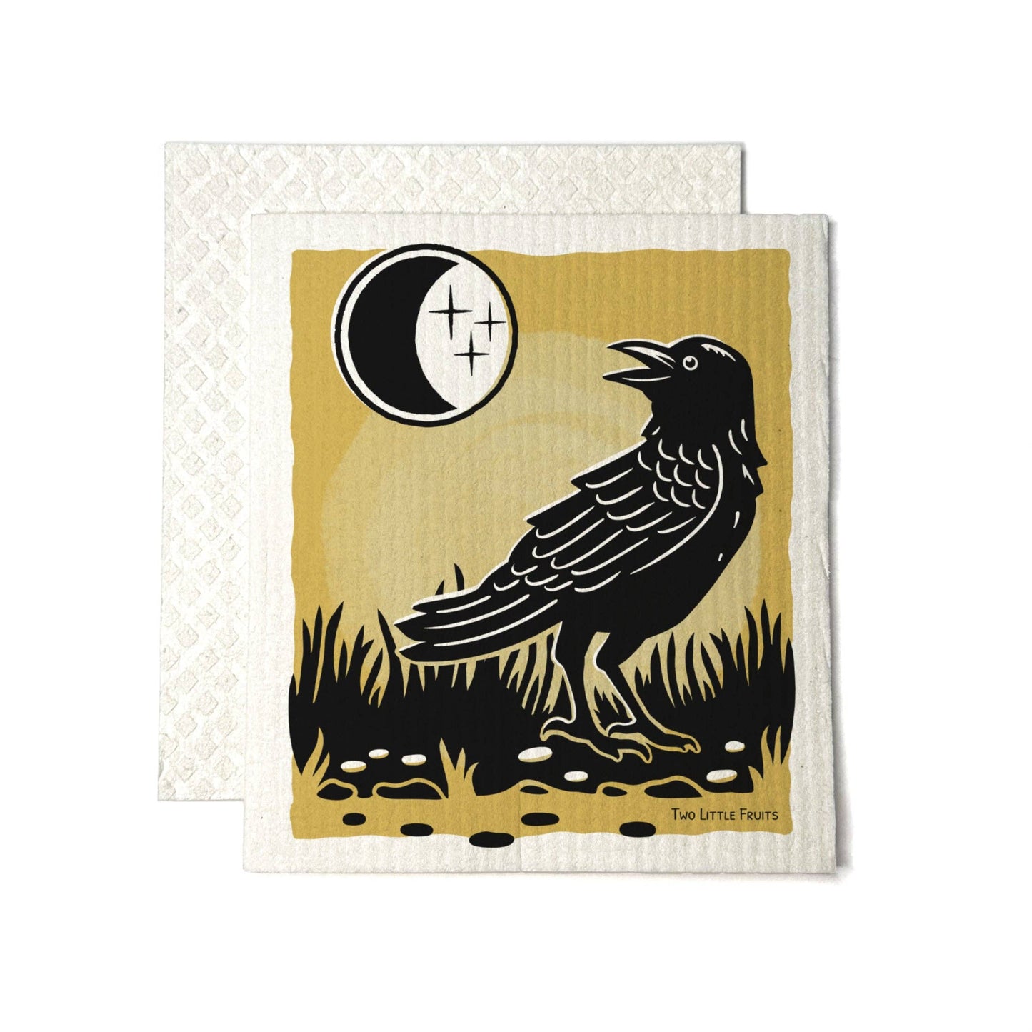 Crow Swedish Dishcloth