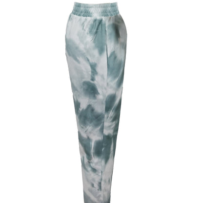 Ladies' Sports And Leisure Tie Dye Pants, Trendy Pants