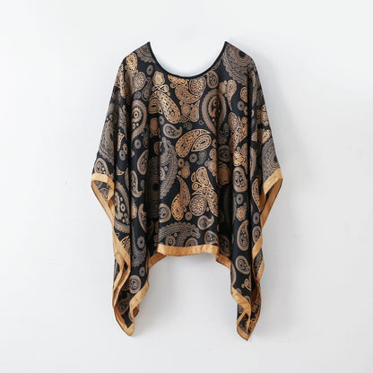 Pullover Shawl Outerwear Cover-up Multifunctional Scarf