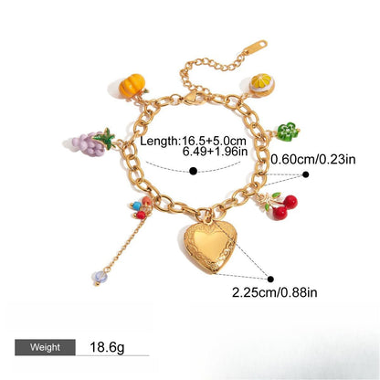 18k gold light luxury stacking pearl bracelet