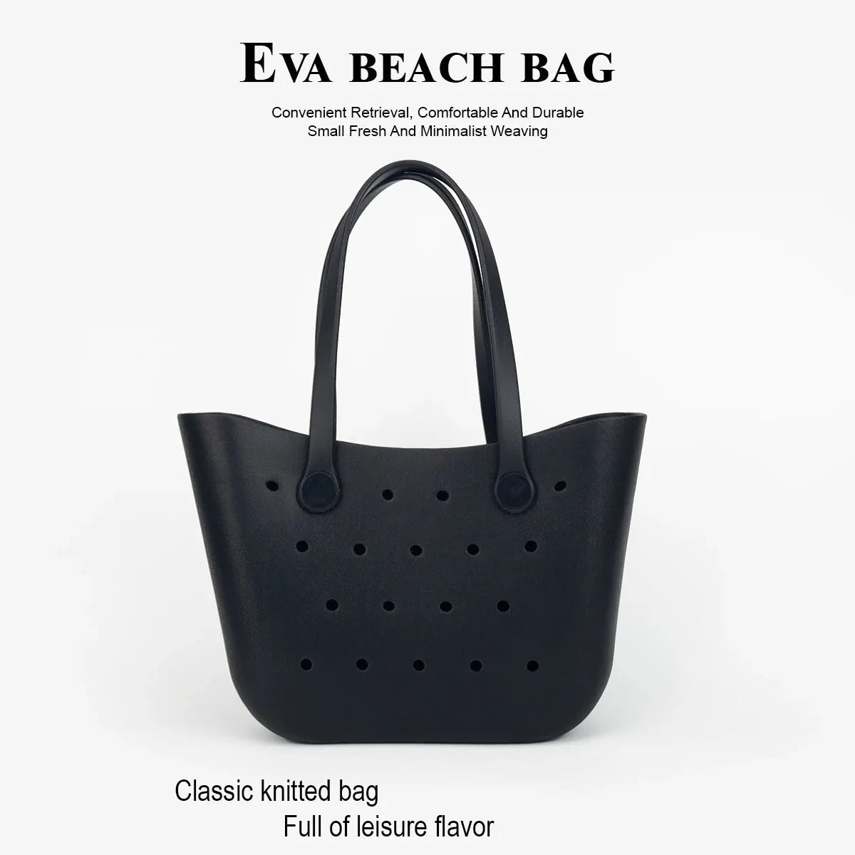 1 Piece Eva Soft Waterproof Rubber Beach Bag