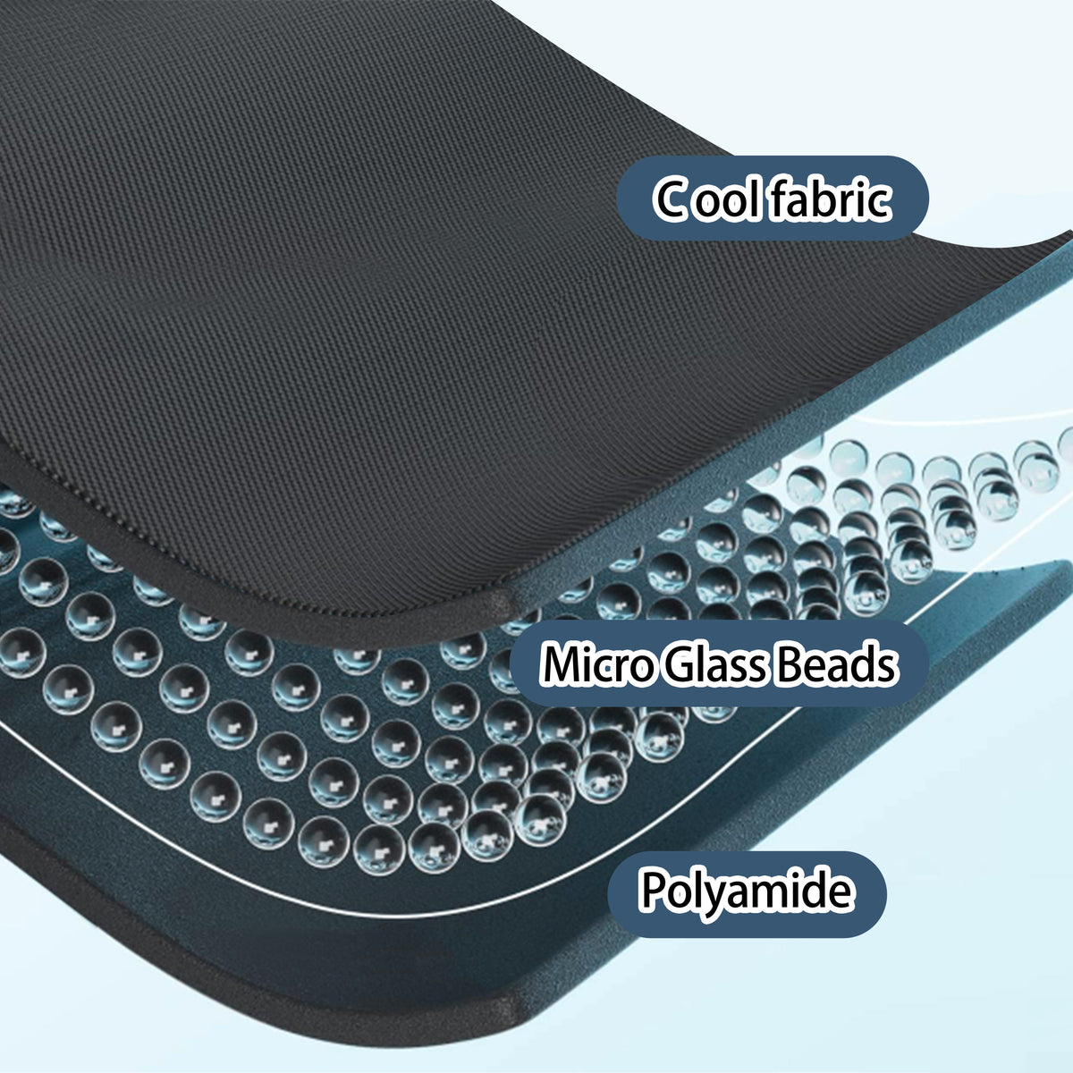 Closeout - Weighted Sleep Mask with Glass Beads for Men Women Sleeping Nap Travel